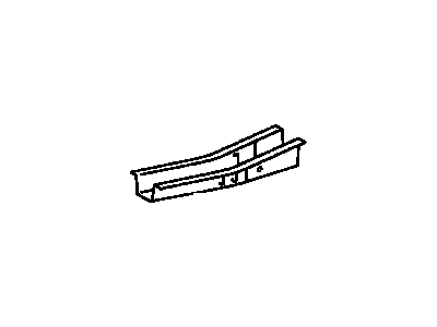 Toyota 57607-48010 Member,  Rear Floor Side,  Rear LH