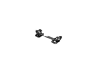 Toyota 71048-48020 Frame Sub-Assembly, Rear Seat Back, Lower Driver Side