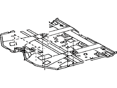 Toyota 58111-48907 Pan, Front Floor, Driver Side