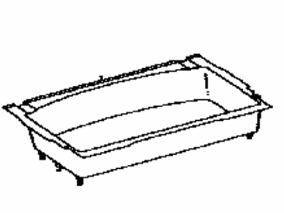 Toyota 64991-48020 Box,  Deck Floor,  Front