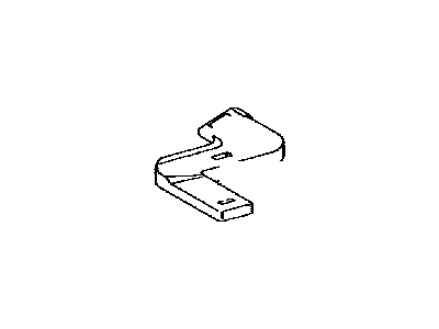 Toyota 87216-48011 Guide, Air Duct, Rear Driver Side