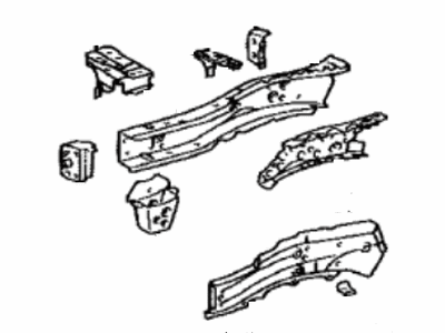 Toyota 57102-48903 Member Sub-Assy,  Front Side,  LH