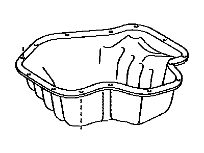 Toyota 12101-28030 Pan Sub-Assy,  Oil