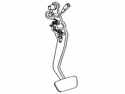 Toyota 47106-48020 Pedal Sub-Assembly, Brake