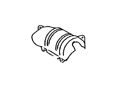 Toyota 25586-28031 Insulator,  Manifold Converter,  NO.1