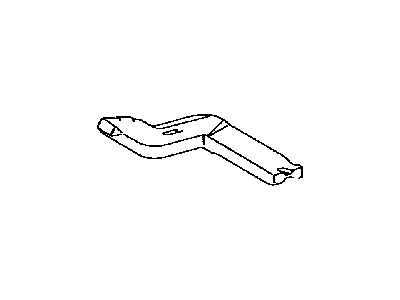 Toyota 87215-48011 Guide, Air Duct, Rear Passenger Side