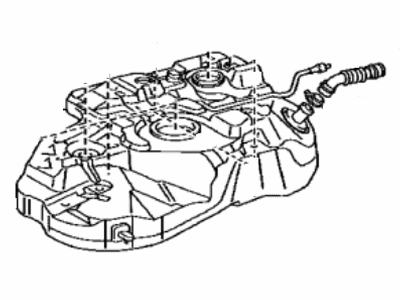 Toyota 77001-48070 Tank Assy,  Fuel