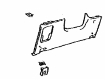 Toyota 55045-48040-A0 Panel Sub-Assembly, Instrument Panel Finish, Lower