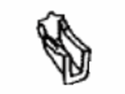 Toyota 53737-48010 Gusset,  Front Fender Apron Wind Guide,  RH