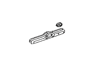Toyota 76801-48020-B0 Garnish Sub-Assy,  Luggage Compartment Door,  Outside