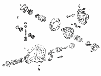 Toyota 41110-48080 Carrier Assy,  Differential,  Rear