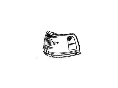Toyota 81611-03010 Lens, Parking & Clearance Lamp, Passenger Side