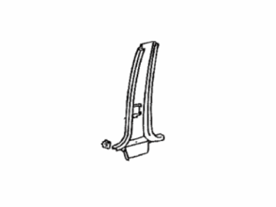 Toyota 62414-03010-B0 Garnish, Center Pillar, Lower Driver Side