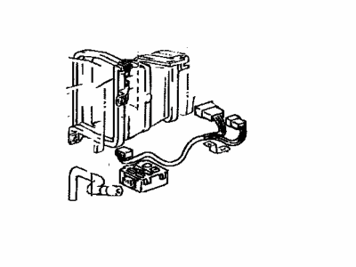 87220-03010 Toyota Duct Assembly, Air Illustration 1 of 1