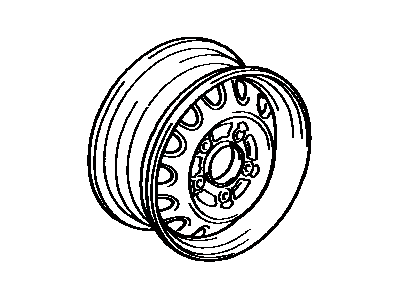 1992 Toyota MR2 Spare Wheel - 42611-17140