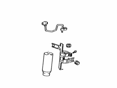 Toyota 88470-03010 Receiver & Dryer Assembly, Cooler 88470-03010 Toyota Receiver & Dryer Assembly, Cooler Illustration 1 of 1