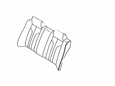 Toyota 71077-03010-D0 Cover, Rear Seat Back (For Bench Type)