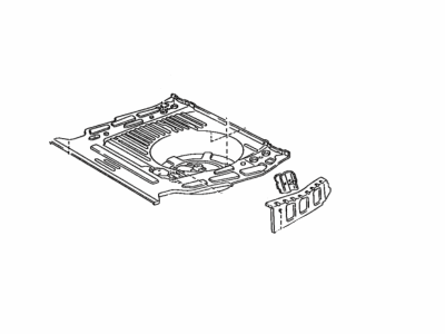 58301-03010 Toyota Panel Sub-Assembly, Rear Floor Illustration 1 of 1