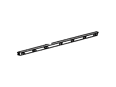 Toyota 68190-03010 Weatherstrip Assembly, Rear Door Glass, Inner
