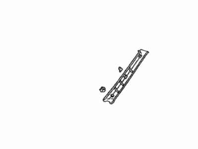 Toyota 62220-03010-B0 Garnish, Front Pillar, Driver Side
