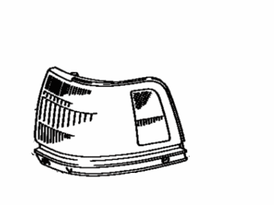 Toyota 81621-03010 Lens, Parking & Clearance Lamp, Driver Side