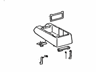 Toyota 58805-03010-B0 Panel Sub-Assembly, Console, Lower