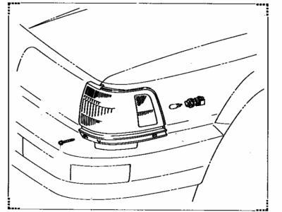 Toyota 81610-32081 Parking Lamp, Passenger Side