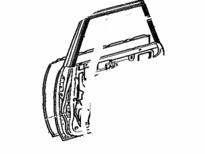 Toyota 67003-03010 Panel Sub-Assembly, Rear Door, Passenger Side