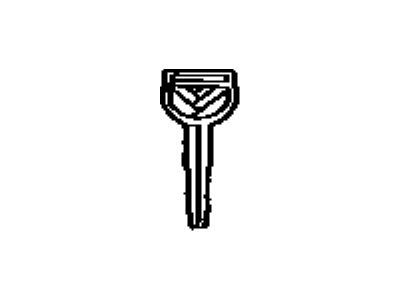 Toyota 90999-00099 Key,  Blank