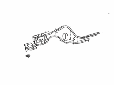 Toyota 57102-03010 Member Sub-Assembly, Front Side, Driver Side
