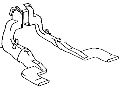 87212-03010 Toyota Duct, Air, Rear Illustration 1 of 1