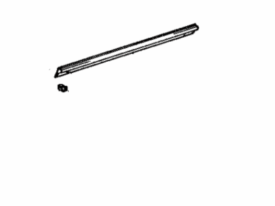 Toyota 75850-09020 Moulding, Rocker Panel, Passenger Side