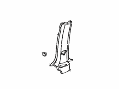 Toyota 62413-03010-B0 Garnish, Center Pillar, Lower Passenger Side
