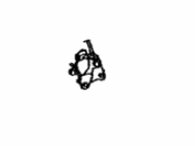 72067-48010 Toyota Lever Sub-Assembly, Rear Back Lock Control, Passenger Side Illustration 1 of 1
