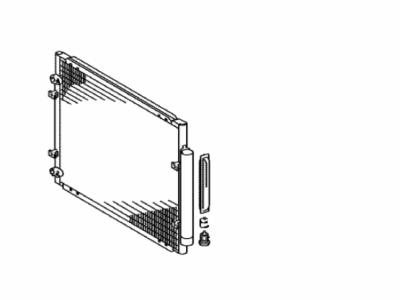 88460-48060 Toyota Condenser Assembly, Cooler Illustration 1 of 1