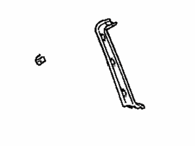 Toyota 64792-48020-A0 Cover, Back Door Trim, Driver Side