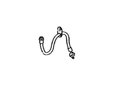 Toyota 90947-02D52 Hose,  Flexible(For Rear RH)