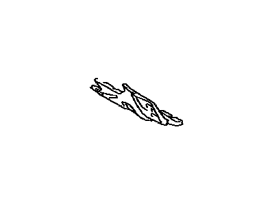 Toyota 58191-48060 Footrest,  Front Floor