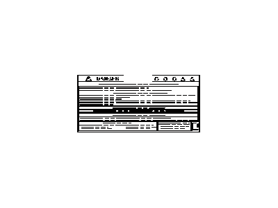 Toyota G9288-48030 Label, Battery Charging Notice