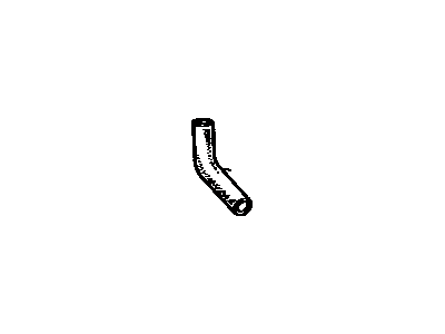 Toyota 99552-20100 Hose, Rear Heater Water Outlet, F (For Heater Unit)