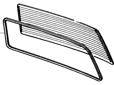Toyota 68131-90A20 Glass