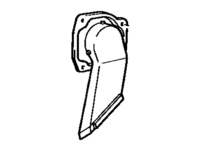 Toyota Land Cruiser Air Duct - 53809-90A00