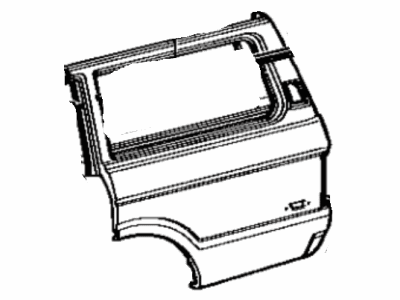 Toyota 61612-90A03 Outer Panel