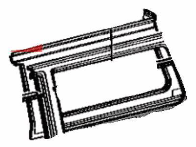 Toyota 61706-90A46 Lock Pillar Reinforcement