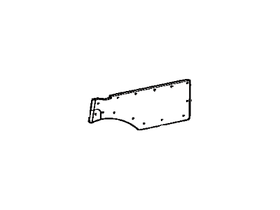 Toyota 62520-90A13-13 Board, Quarter Inside Trim, Driver Side