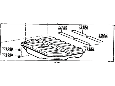 Toyota 77001-60200 Tank Assembly, Fuel