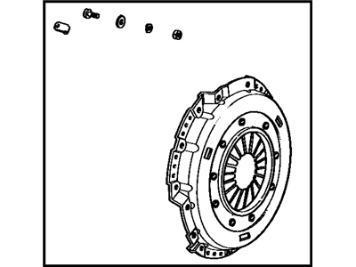 Toyota 31201-69027 Cover Sub-Assembly, Clutch