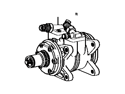 Toyota Land Cruiser A/C Compressor - 88320-14210-84