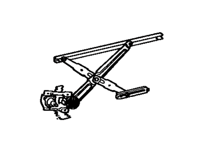 Toyota 69810-90A02 Window Regulator, Passenger Side