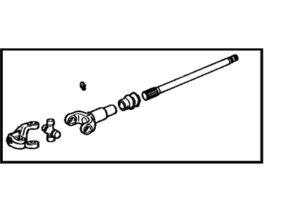 Toyota Land Cruiser Steering Shaft - 45260-60H02